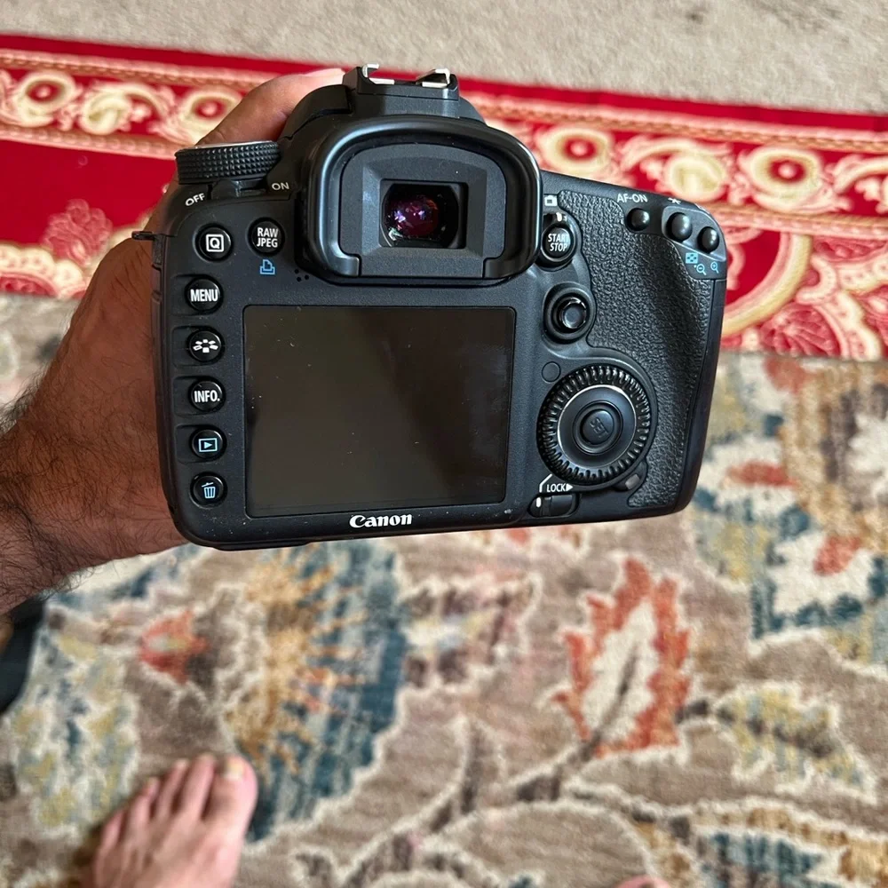 Canon Black Digital Camera with LCD Screen